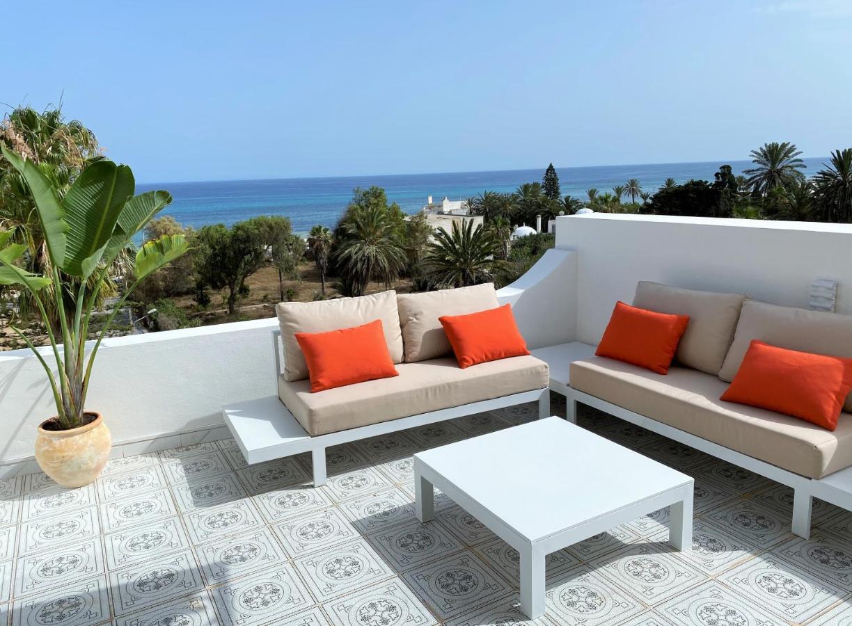 Roof Top Pied Dans L'Eau Panoramic View, 80 Meters From Seaside ฮัมมาเม็ต ภายนอก รูปภาพ